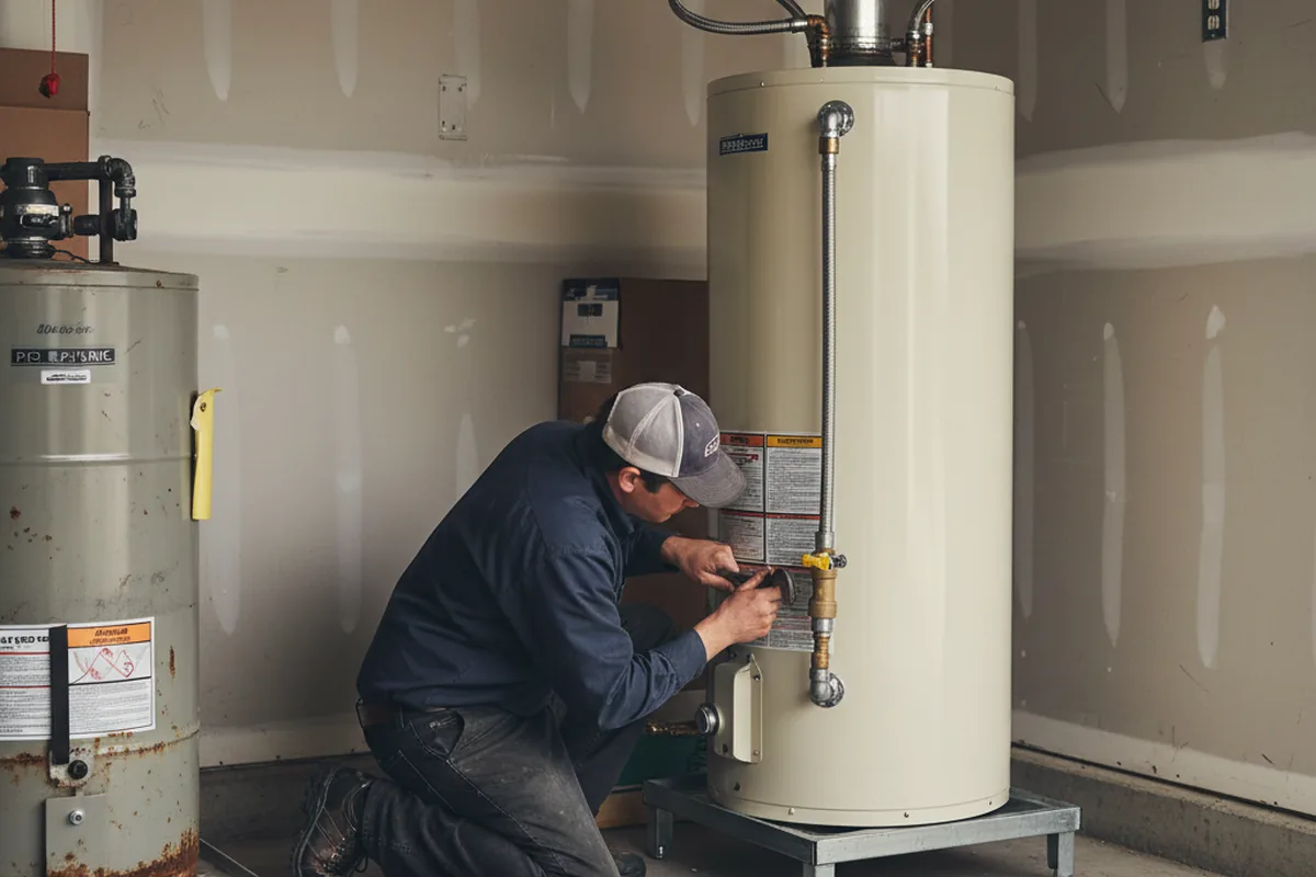 Water heater and shutoff valve replacement in Glenns Ferry